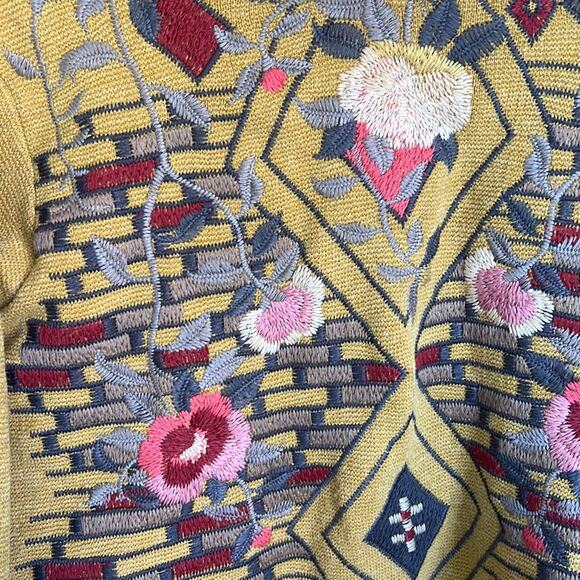 Johnny Was Lisry Short Hoodie in Golden Palm - Picture 8 of 8